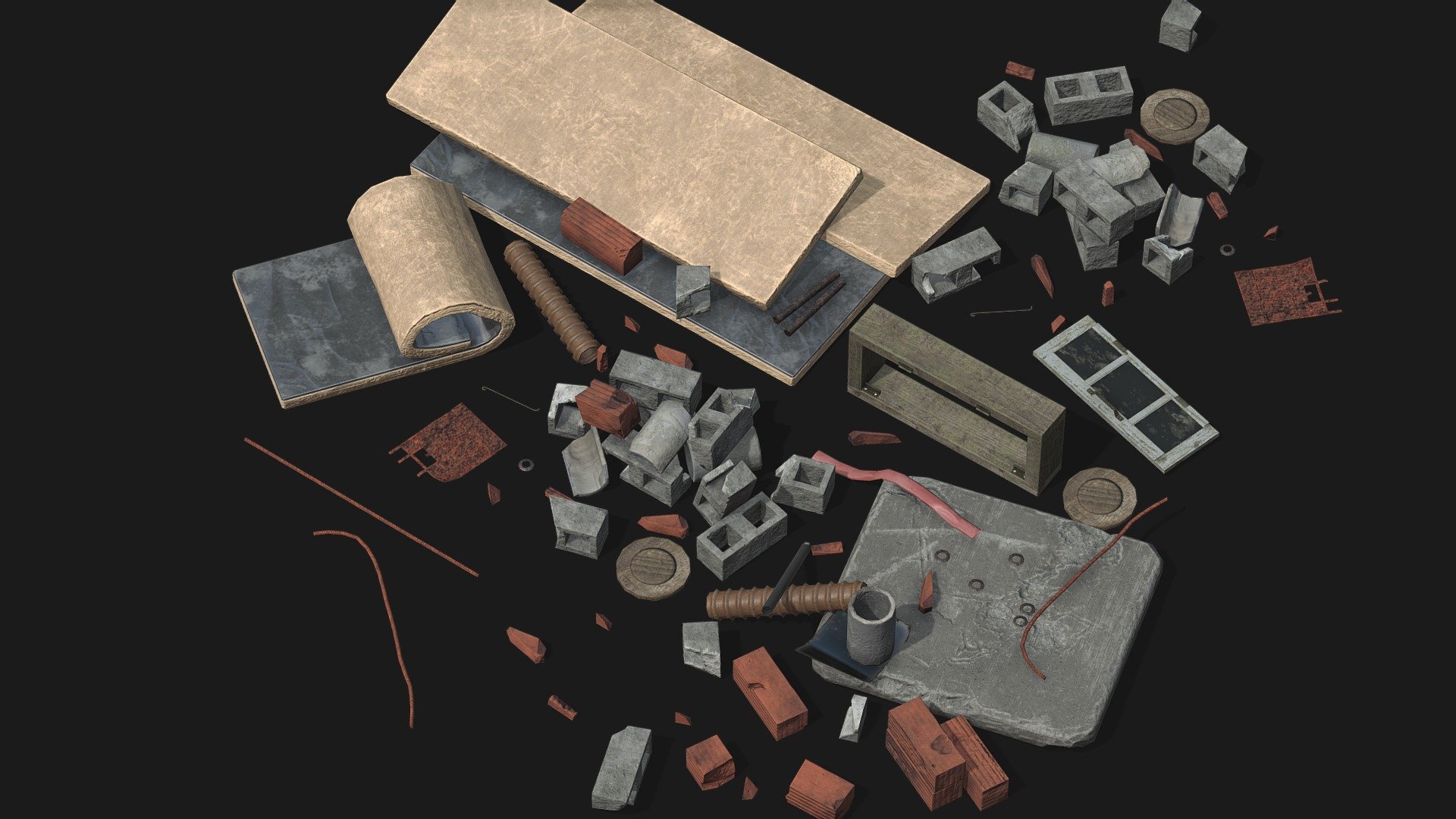 My mail - tasprosls@gmail.com
Artstation - https://www.artstation.com/sk3dart

Debris Set_001





Faces - 4896




Texture - pbr











2048x2048pxl 













1024x1024pxl 













1024x1024pxl 













1024x1024pxl 





Ready for game project - Debris Set_001 - 3D model by Evgenii Sobolev (@ESobolev) 3d model