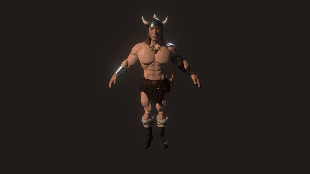 Conan The Barbarian - 3D model by Diego Luján García (@diegoluga) 3d model