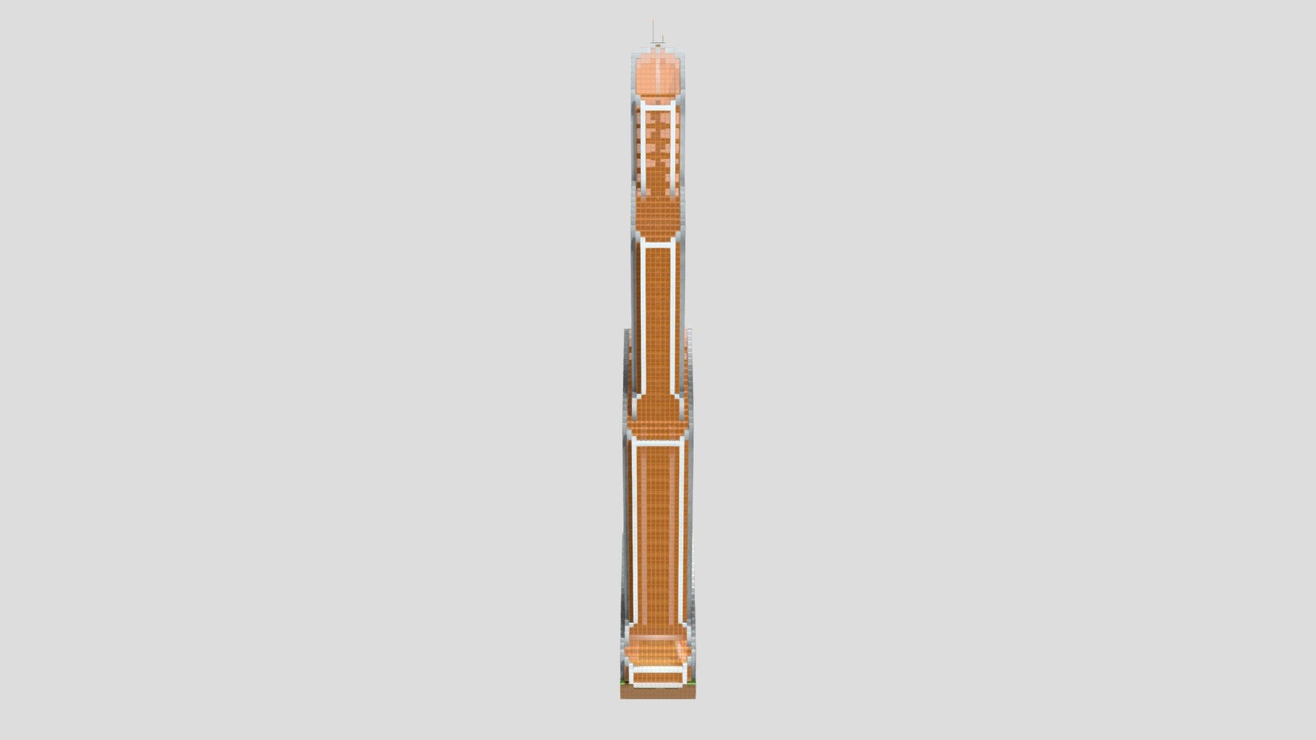 Mercury city tower - 3D model by Shimano Teryaki (@shimano_teryaki) 3d model