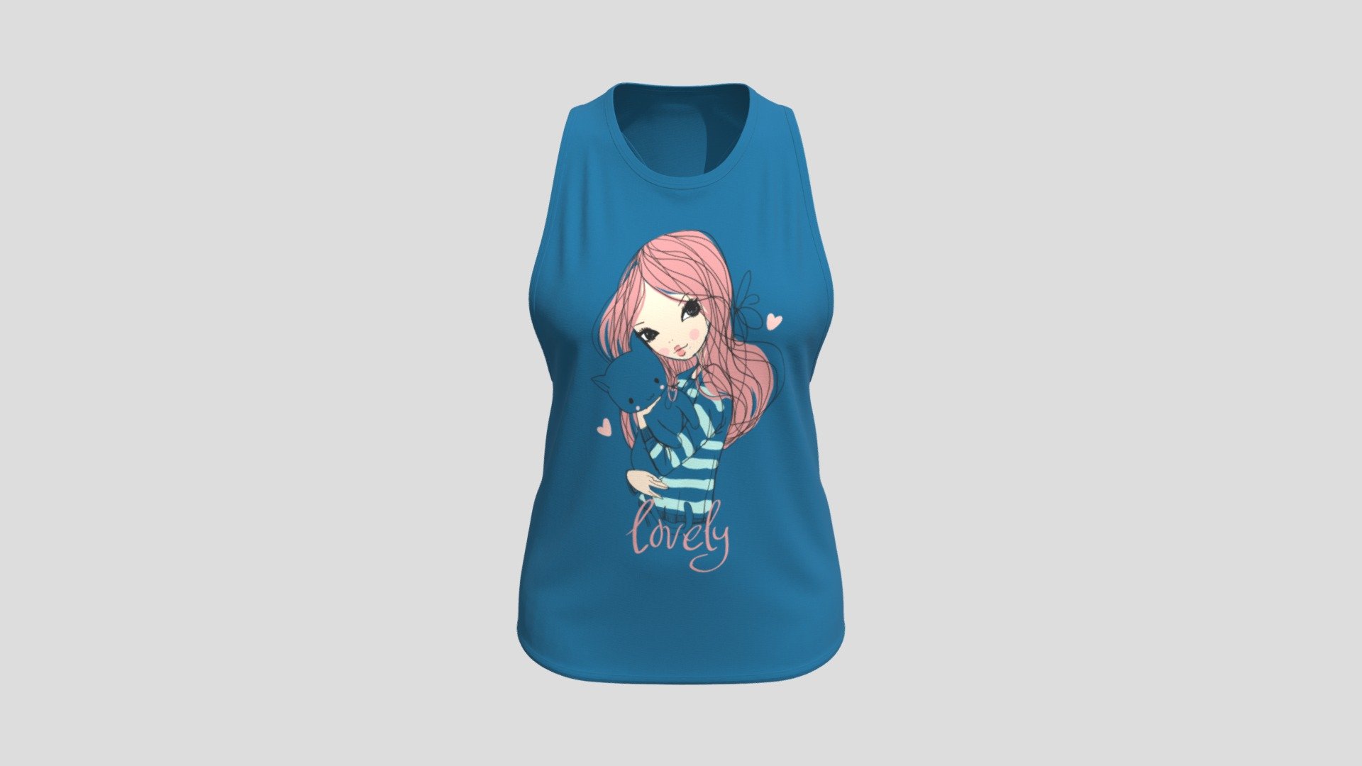Cloth Title = Sport Top Women Workout Tank Top 

SKU = DG100212 

Category = Women 

Product Type = Tank Top 

Cloth Length = Regular 
 
Body Fit = Fitted 

Occasion = Activewear 


Our Services:

3D Apparel Design.

OBJ,FBX,GLTF Making with High/Low Poly.

Fabric Digitalization.

Mockup making.

3D Teck Pack.

Pattern Making.

2D Illustration.

Cloth Animation and 360 Spin Video.


Contact us:- 

Email: info@digitalfashionwear.com 

Website: https://digitalfashionwear.com 


We designed all the types of cloth specially focused on product visualization, e-commerce, fitting, and production. 

We will design: 

T-shirts 

Polo shirts 

Hoodies 

Sweatshirt 

Jackets 

Shirts 

TankTops 

Trousers 

Bras 

Underwear 

Blazer 

Aprons 

Leggings 

and All Fashion items. 





Our goal is to make sure what we provide you, meets your demand 3d model