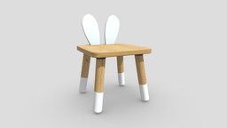 Rabbit chair unrealengine, substancepainter, maya, blender, 3dmax