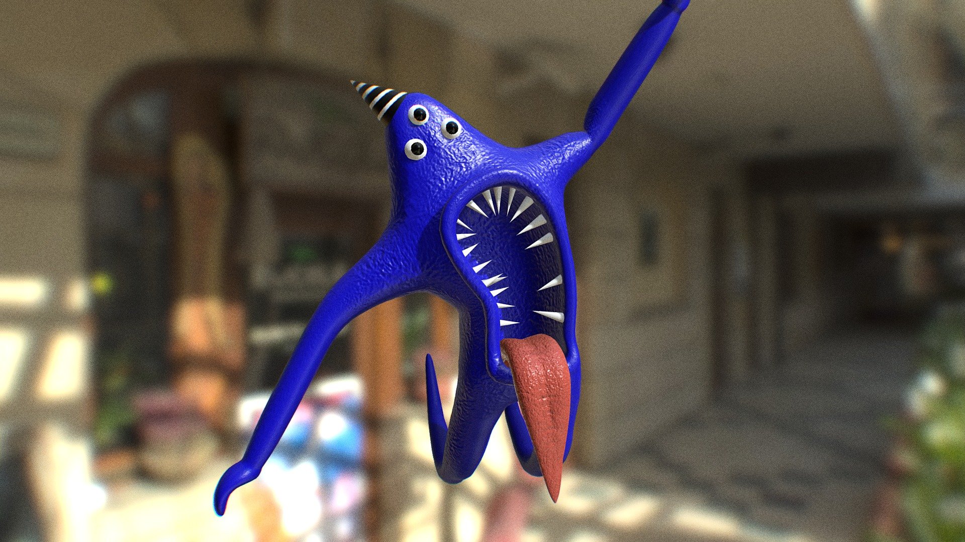 I modeled this character called Nabnab from the hit steam game Garten of Banban 2

This Low-Poly Model is optimized to have game-ready topology to be ported into 
any game engine of ones choosing

contains color map, roughness and normal map.

If you wish to purchase this model email me at xerxes6696@gmail.com
and I will send you a link where you can purchase it.

This is available for commercial use 3d model