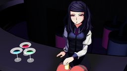 Julianne Natalie Stingray games, bartender, va-11, hall-a, sukeban, character, female