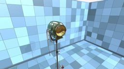 Vintage Studio Light film, studio, set, exterior, vintage, classic, decorative, television, movie, 50s, 60s, keg, hollywood, lighting, interior, bygone