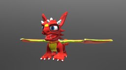Xerat Dragon game_fantasy, model, creature, zbrush, fantasy, dragon