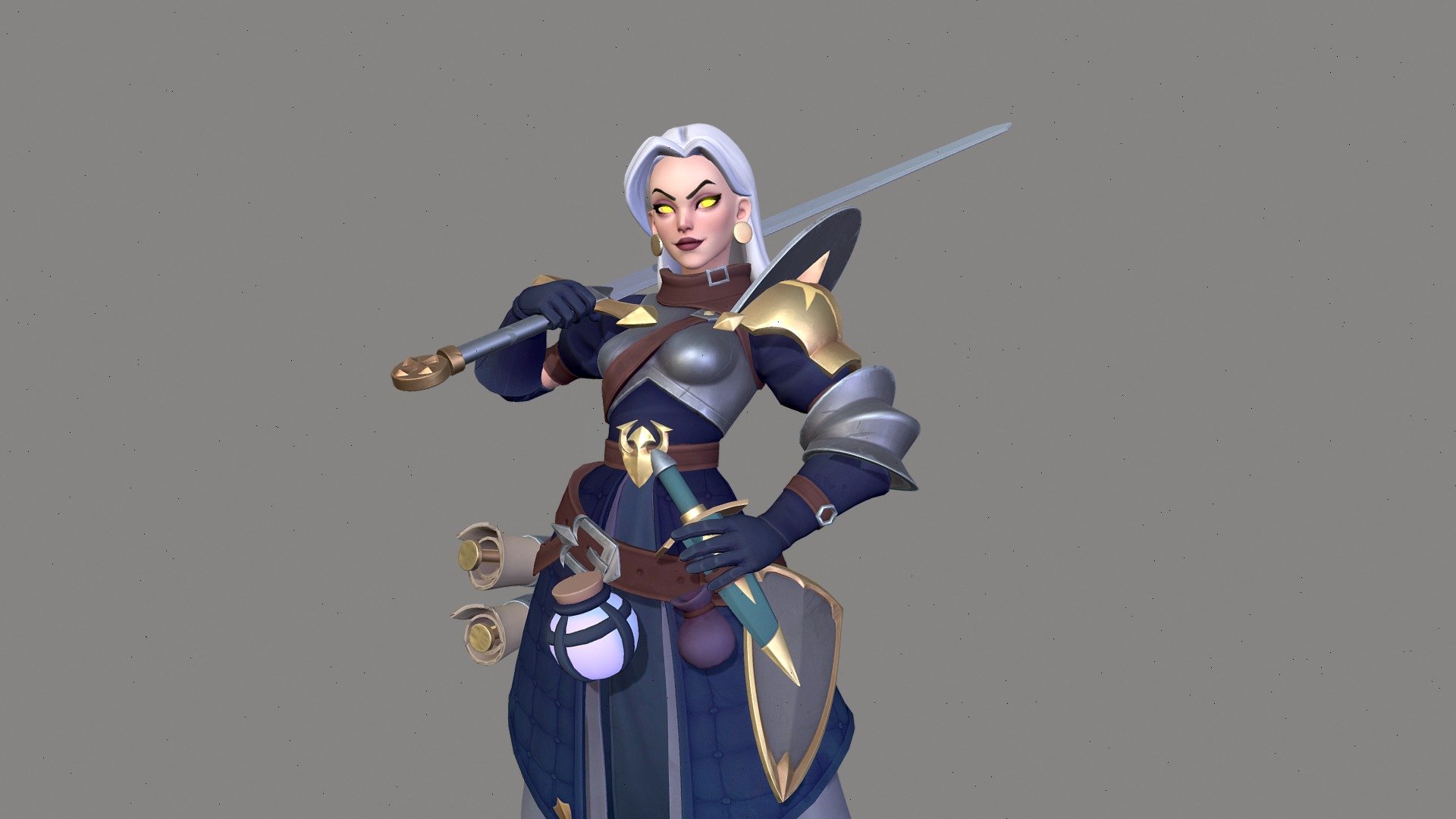 Personal project, hope you like it :)
My artstation https://www.artstation.com/kosmosovich - Demon Hunter - 3D model by 3dtoad (@kosmosovich) 3d model