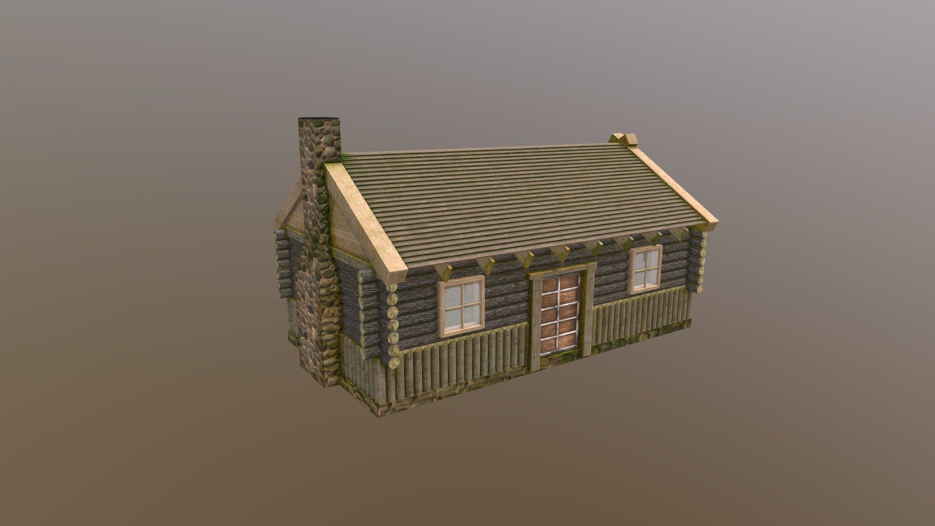 Game-ready asset: Textures UE Packed.

This model was built as a hero assets for a Cinematic UE4 Environment called - Snow Shod Farm. 
As part of a University project. https://www.artstation.com/artwork/DAzWln - Wooden Cabin - 3D model by zach voaden (@zachvoaden) 3d model