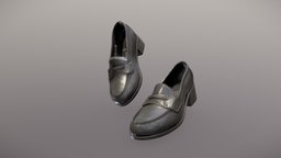 Leather womens shoes