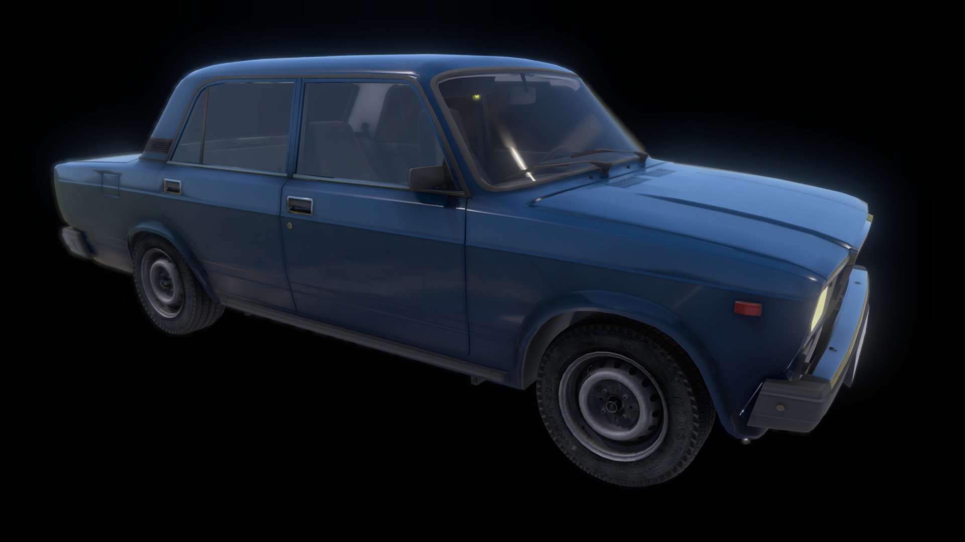 LADA 2107 - Download Free 3D model by tiunov.se 3d model