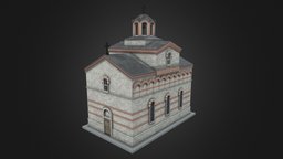 Medieval Town-Fortress Cherven Church 01 castle, interactive, medieval, century, vr, 14th, town, 13th, centre, museum, fortress, christian, bulgaria, restoration, stronghold, 12th, cherven, ruse, stone, church