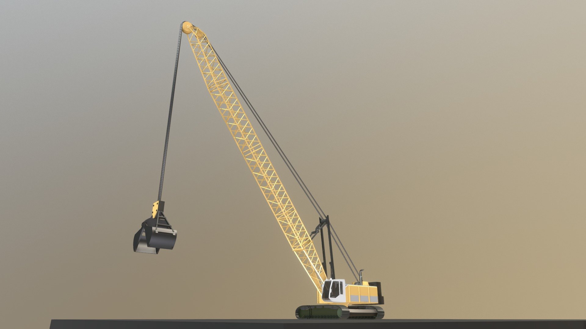 Baufahrzeug 2 - Seilkran Low-Poly und Rigged

 - Baufahrzeug 2 - Seilkran Low-Poly und Rigged - Buy Royalty Free 3D model by VIS-All-3D (@VIS-All) 3d model