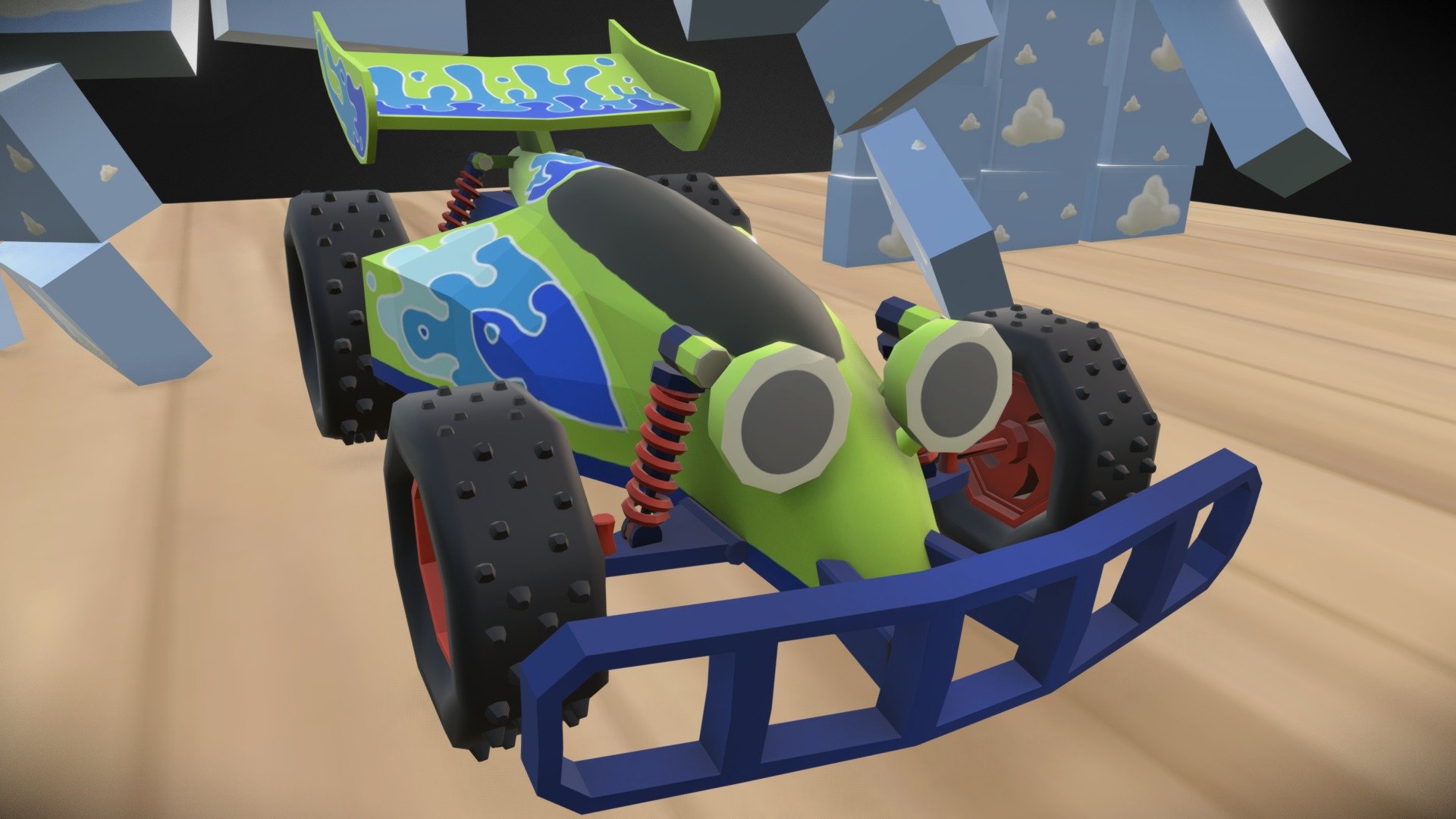 Toy Story RC Fan Arts!Wish you will like it!
動畫(二)期末 - Toy Story RC Fan Arts - 3D model by 童郁媜 (@dog8617) 3d model