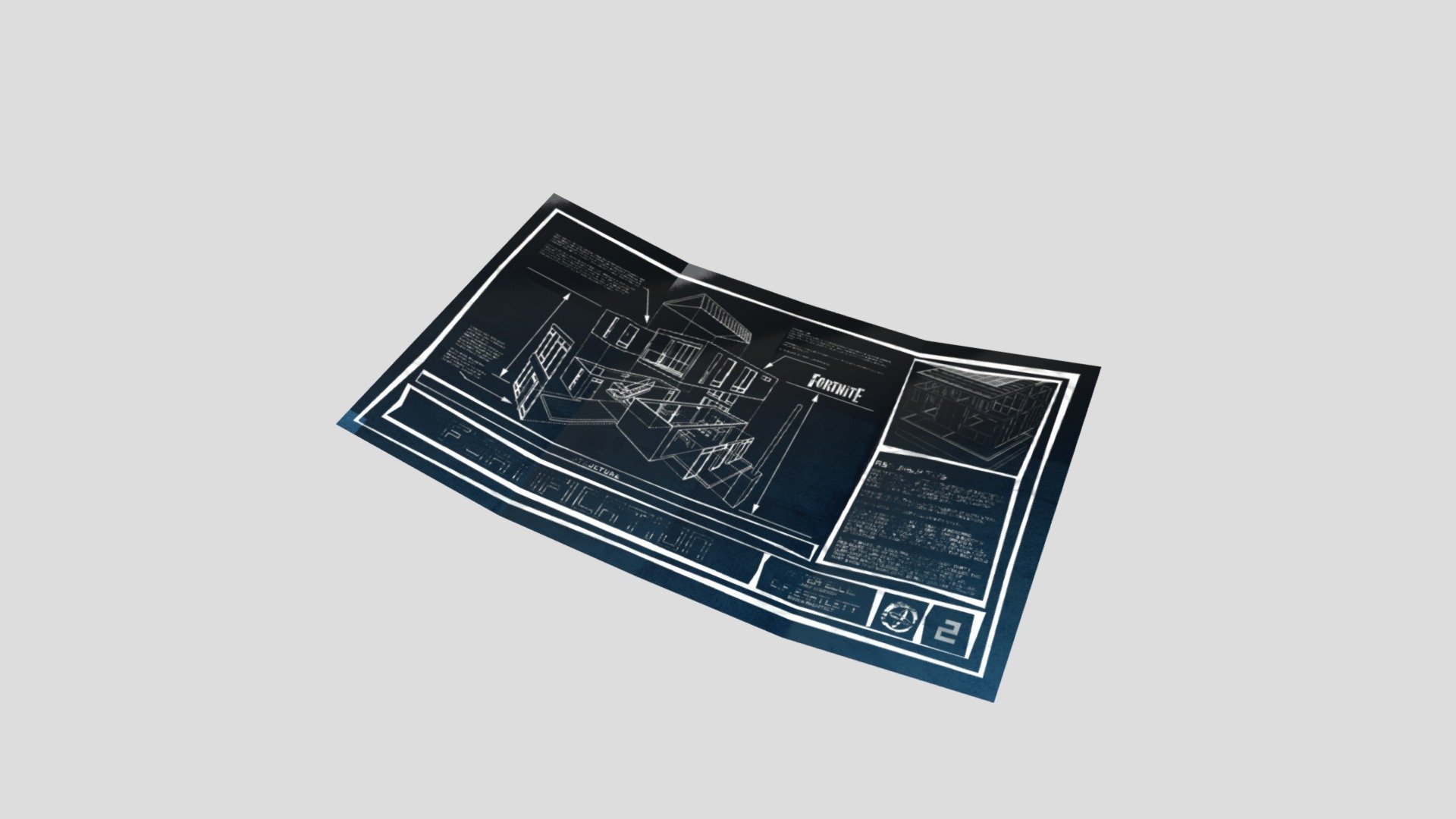 Blue Print Models - Download Free 3D model by Irandograuau 3d model