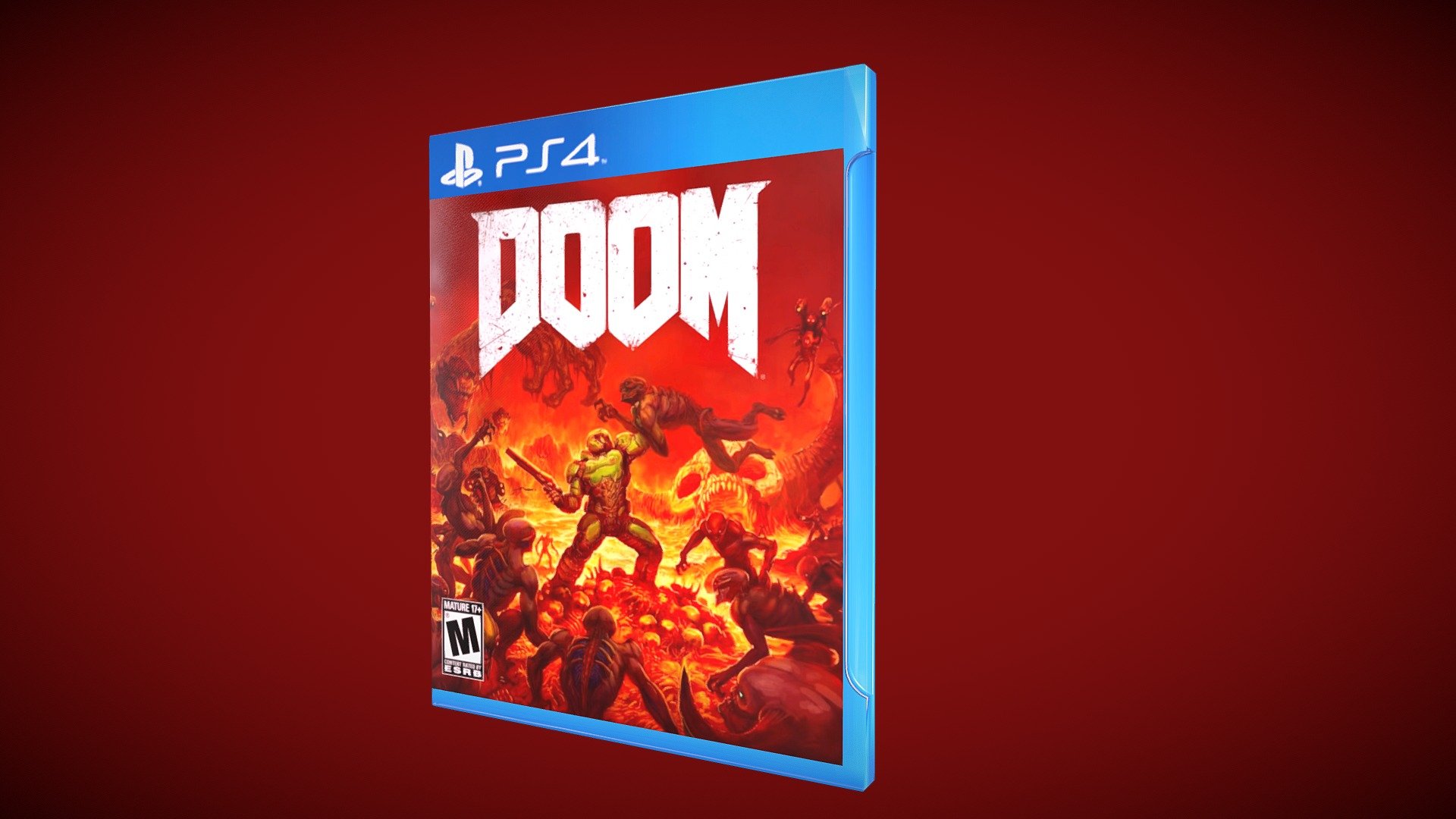 DOOM (2016) PS4 Game case 
Made in Blender - DOOM (2016) PS4 - Download Free 3D model by supahot 3d model