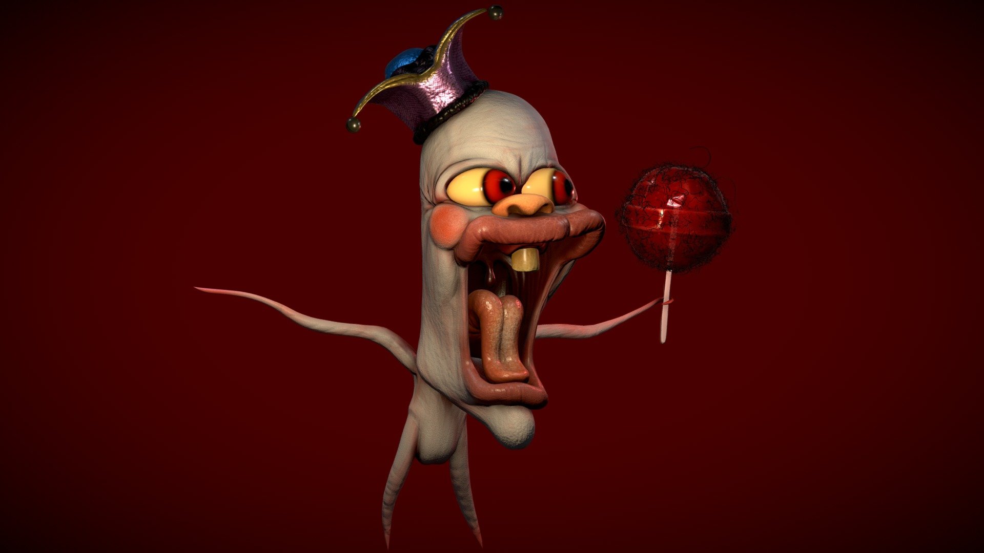 https://twitter.com/NWilly_Art/status/1555193658839818241?s=20&amp;t=hUgDALBvAEZqtBGJX7F3Rg - Candy mascot - 3D model by Nwilly_art 3d model