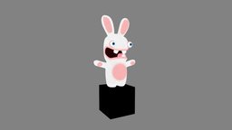 Rabid | Rayman Raving Rabbids rabbid, 3dmodelling, rayman, rabbids, maya, character, 3dsmax, 3dmodel
