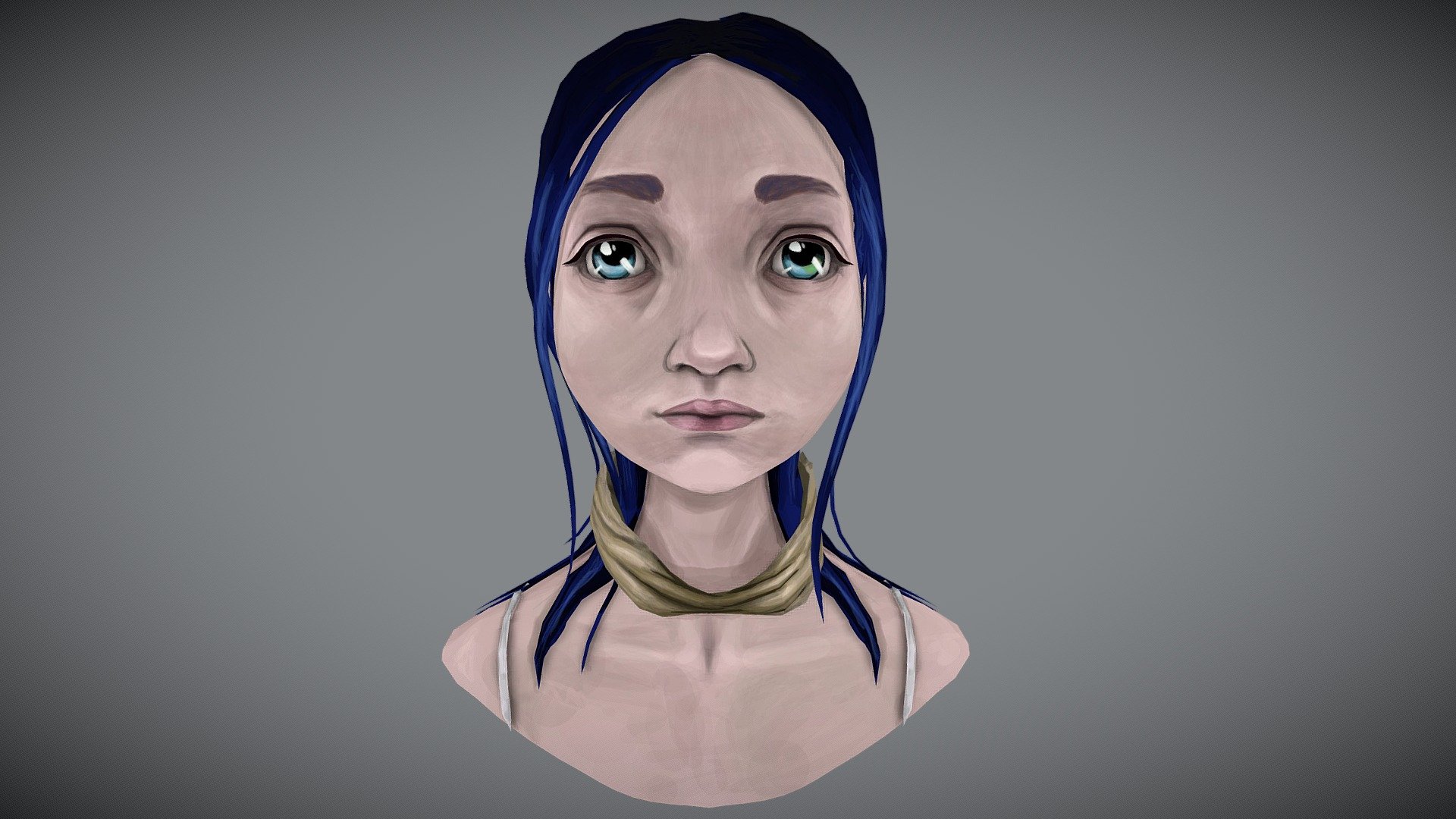 This is a 5991 tri character bust in a hand painted style based on a satanic cult theme.
It uses 2048x2048 ambient occlusion, diffuse, normal and specular maps 3d model