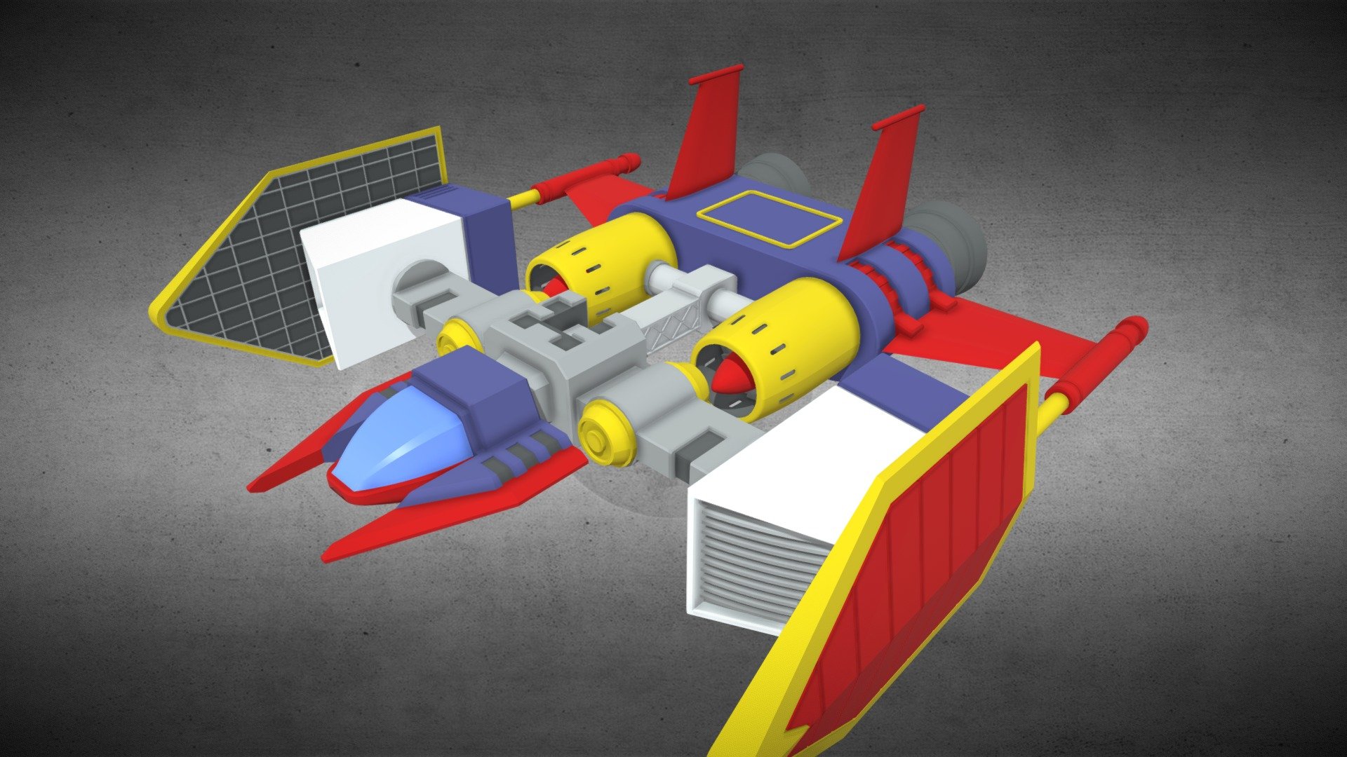 Modelled with Sketchup - Combat Ship - Buy Royalty Free 3D model by COSEDIMARCO 3d model