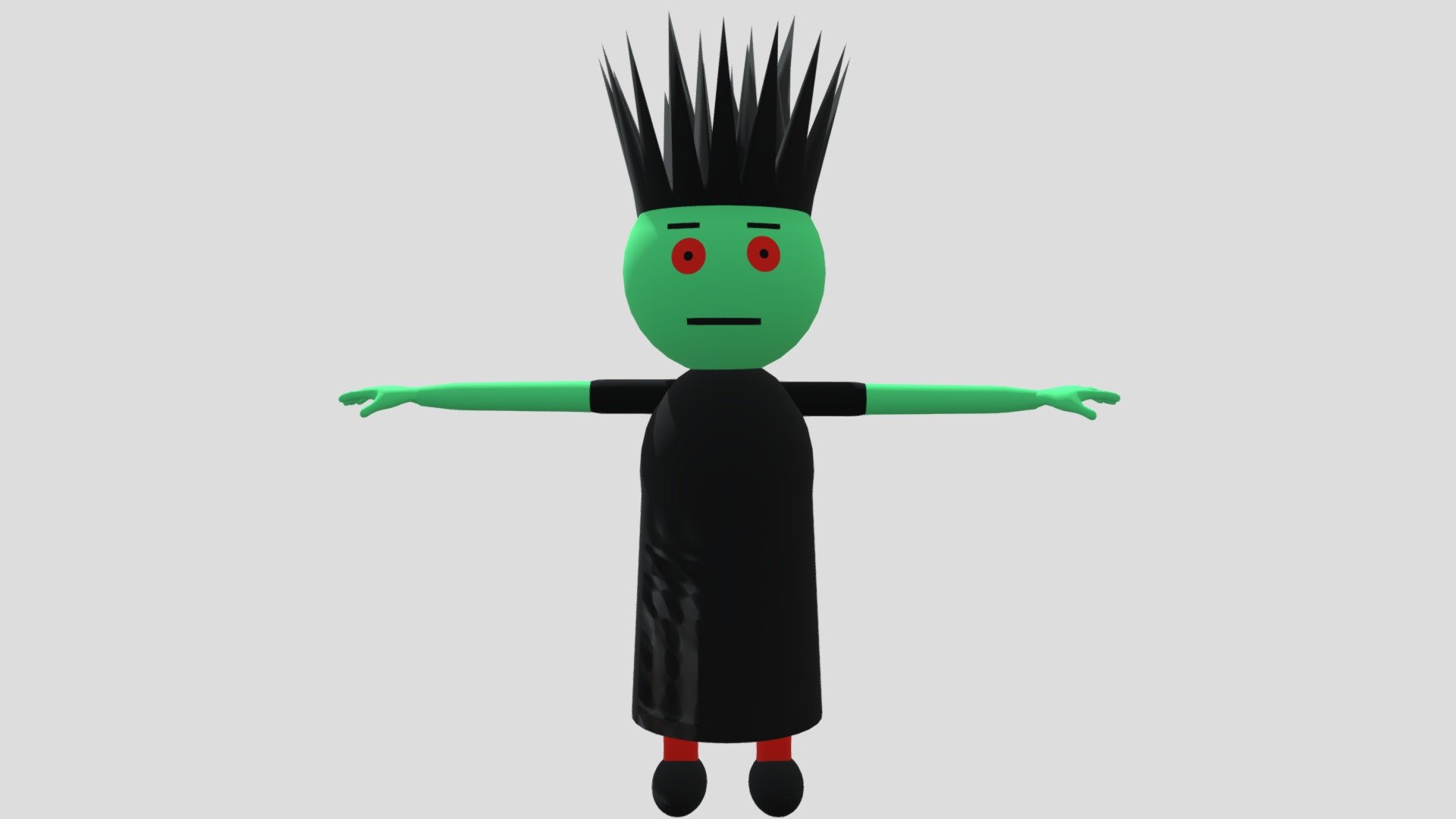 Cartoon Character Cartoon Boy Kids Cartoon Boy Children Mjo Pagal Beta Pinku Character Low Poly Character - Witch Character Mjo Chudail - 3D model by CGS CREATOR (@cgscreator) 3d model