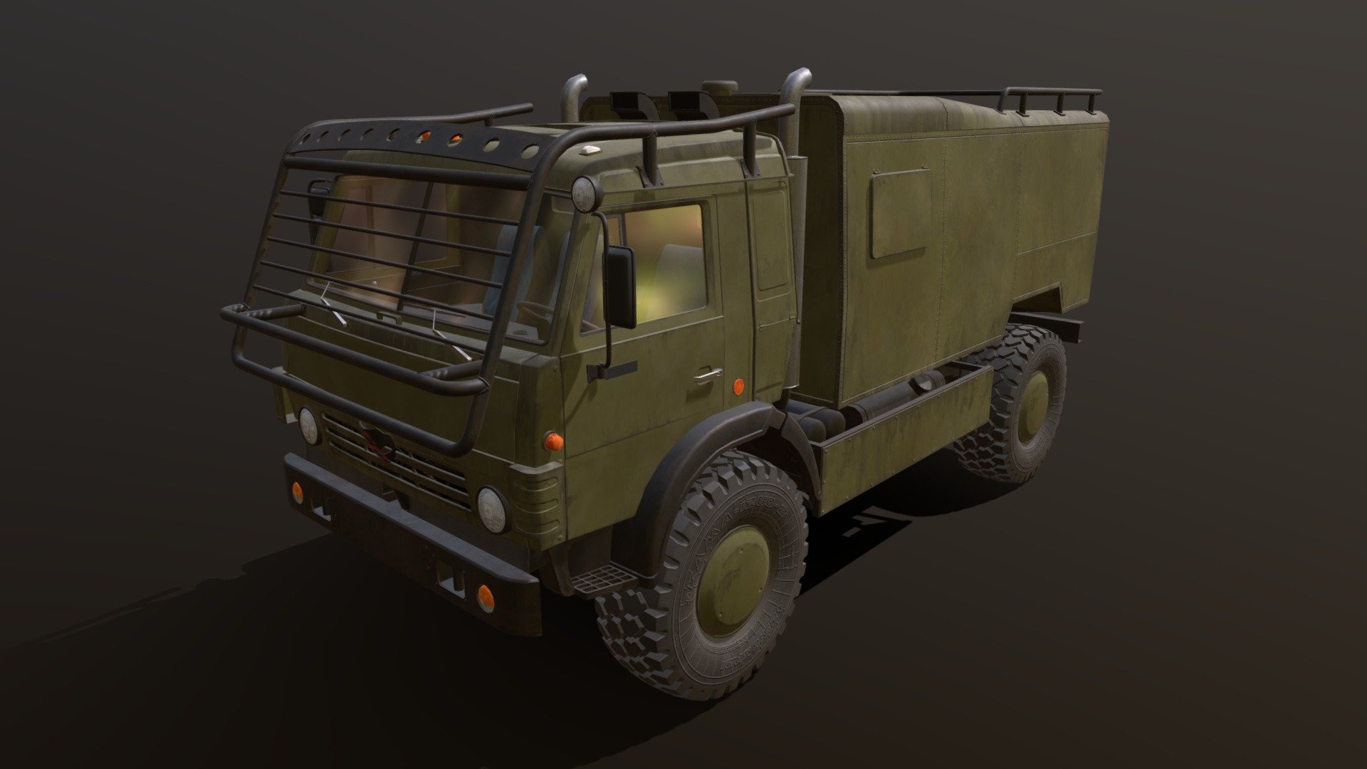 KAMAZ_TEST - 3D model by stroporez79 3d model