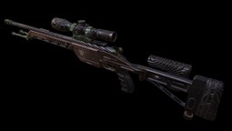 SSG08 cs, st, riffle, strike, counter, sniper, csgo, substancepainter, substance, workshop