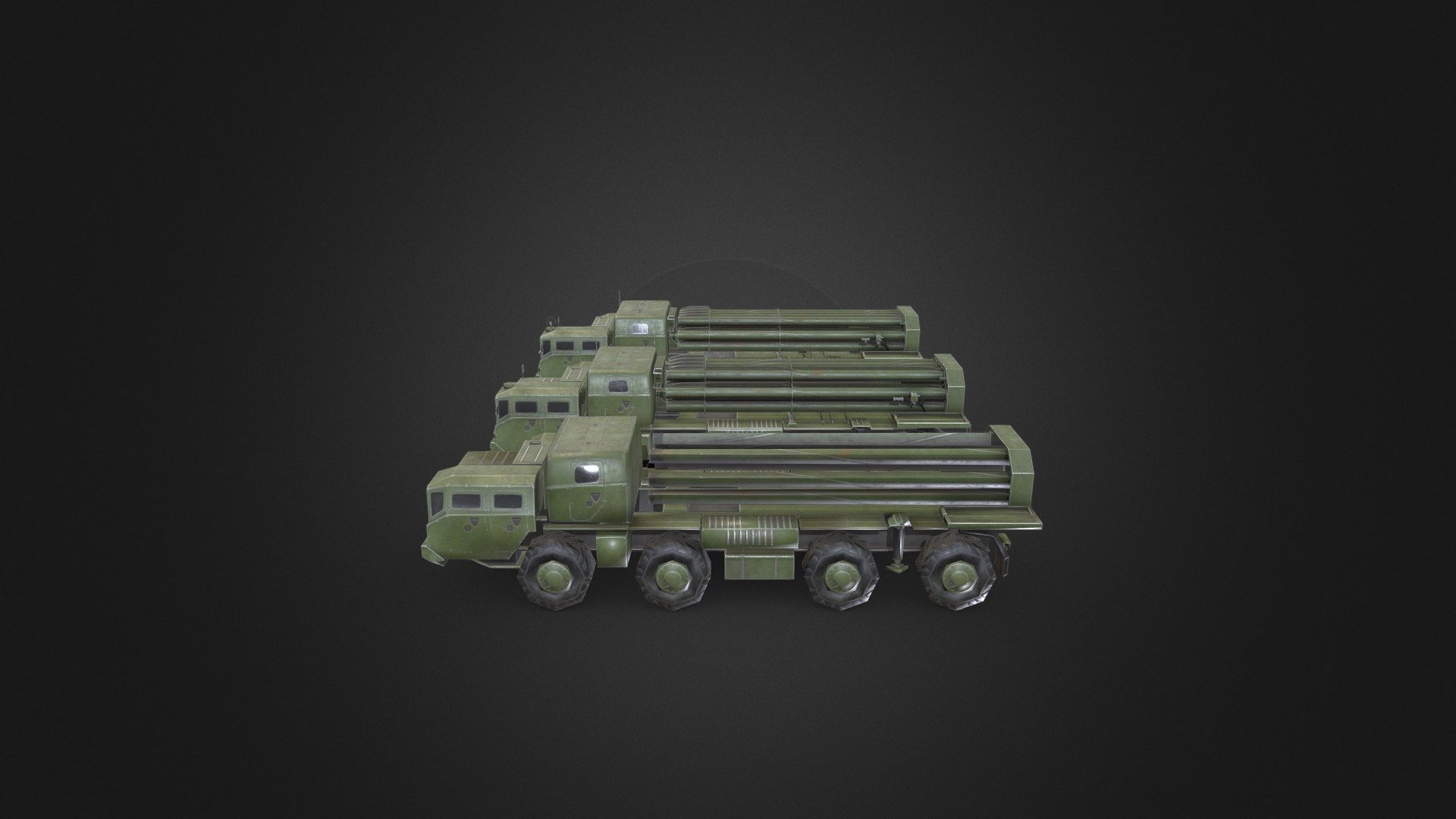 Unleash power with the &lsquo;Rocket Launcher,' detailed with dual 4K PBR textures, and optimized LODs, plus a model rocket. Immerse players in explosive action 3d model