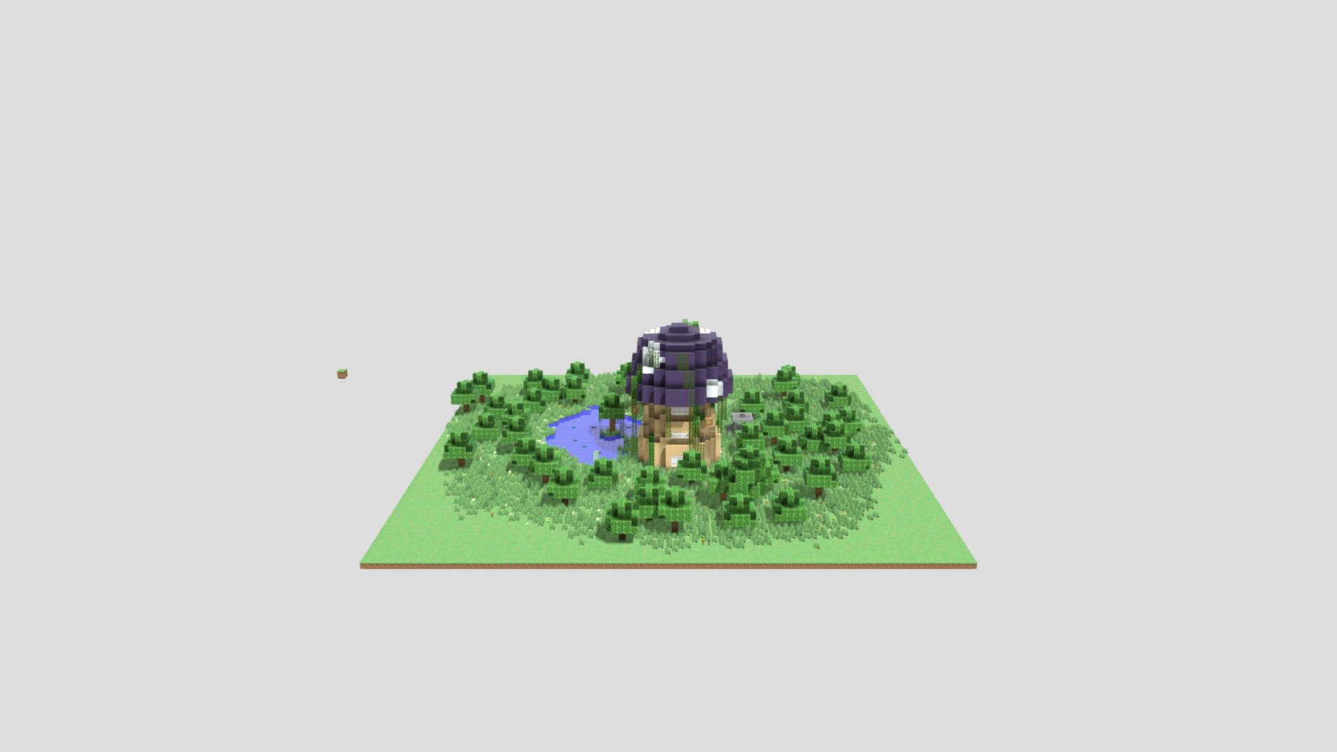mushroom-house - Download Free 3D model by madexc 3d model