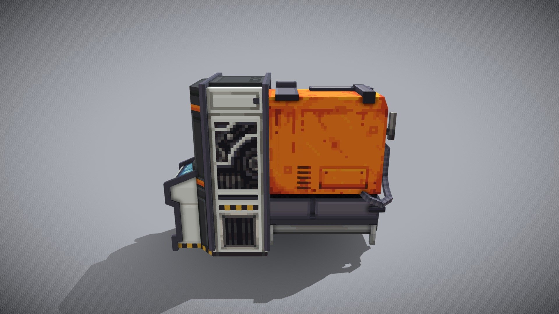 Orange and black cutting machine
Produced by Seabird Company 3d model