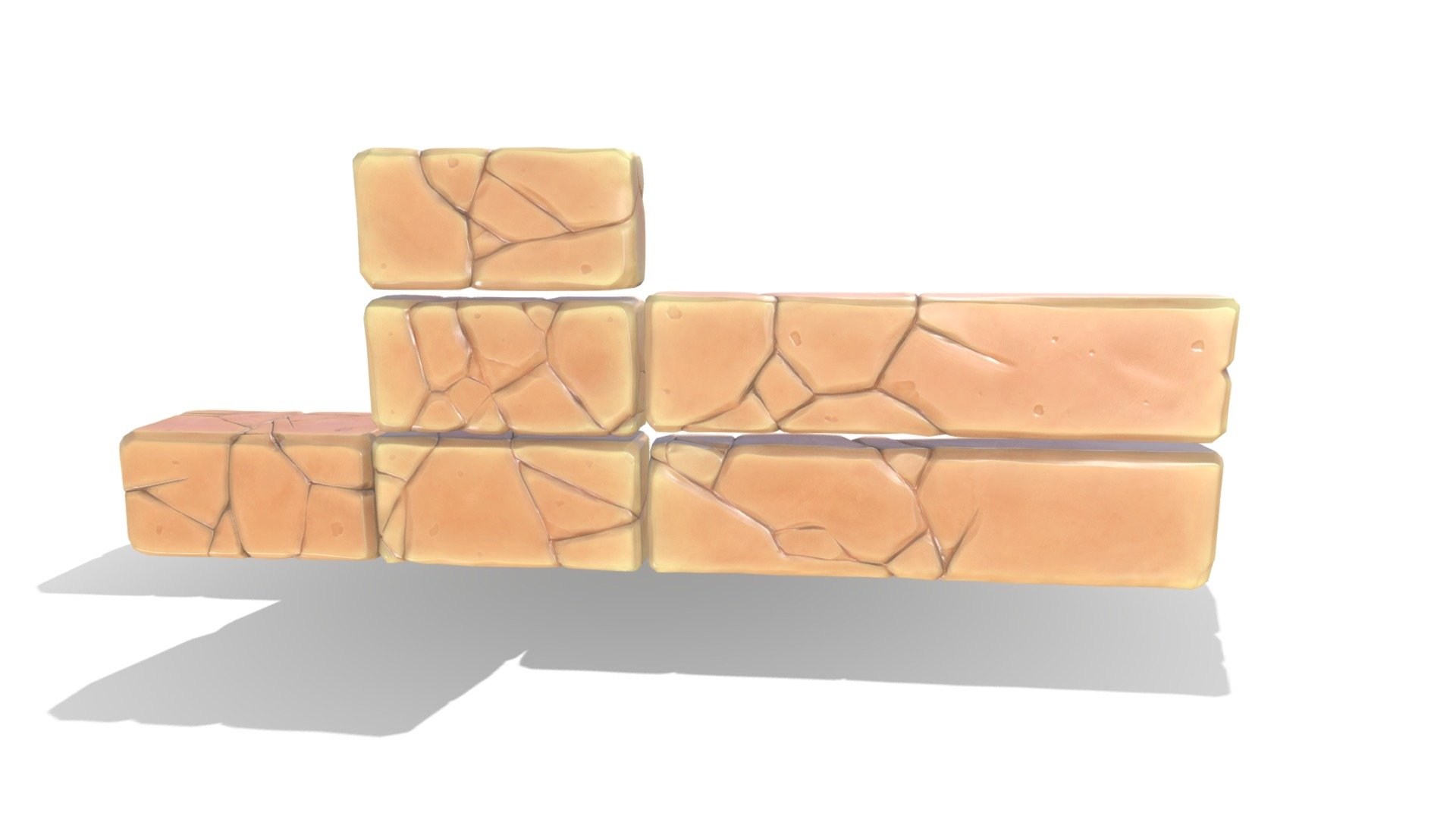 Originally modeled in Cinema 4D R 21 + Zbrush 2020



Maps for Stylized Cartoon Rock Sand Pack




BaseColor

Metallic

Roughness

Normal

Ambient Occlusion

Heigh



SCALE:
- Model at world center and real scale:
       Metric in centimeter
       1 unit = 1 centimeter



Texture resolution 2048x2048
Texture format PNG



Poly Count :
Polygon Count - 3391
Vertex Count - 6758
No N-Gons - Cartoon Rock Pack - Buy Royalty Free 3D model by zames1992 3d model