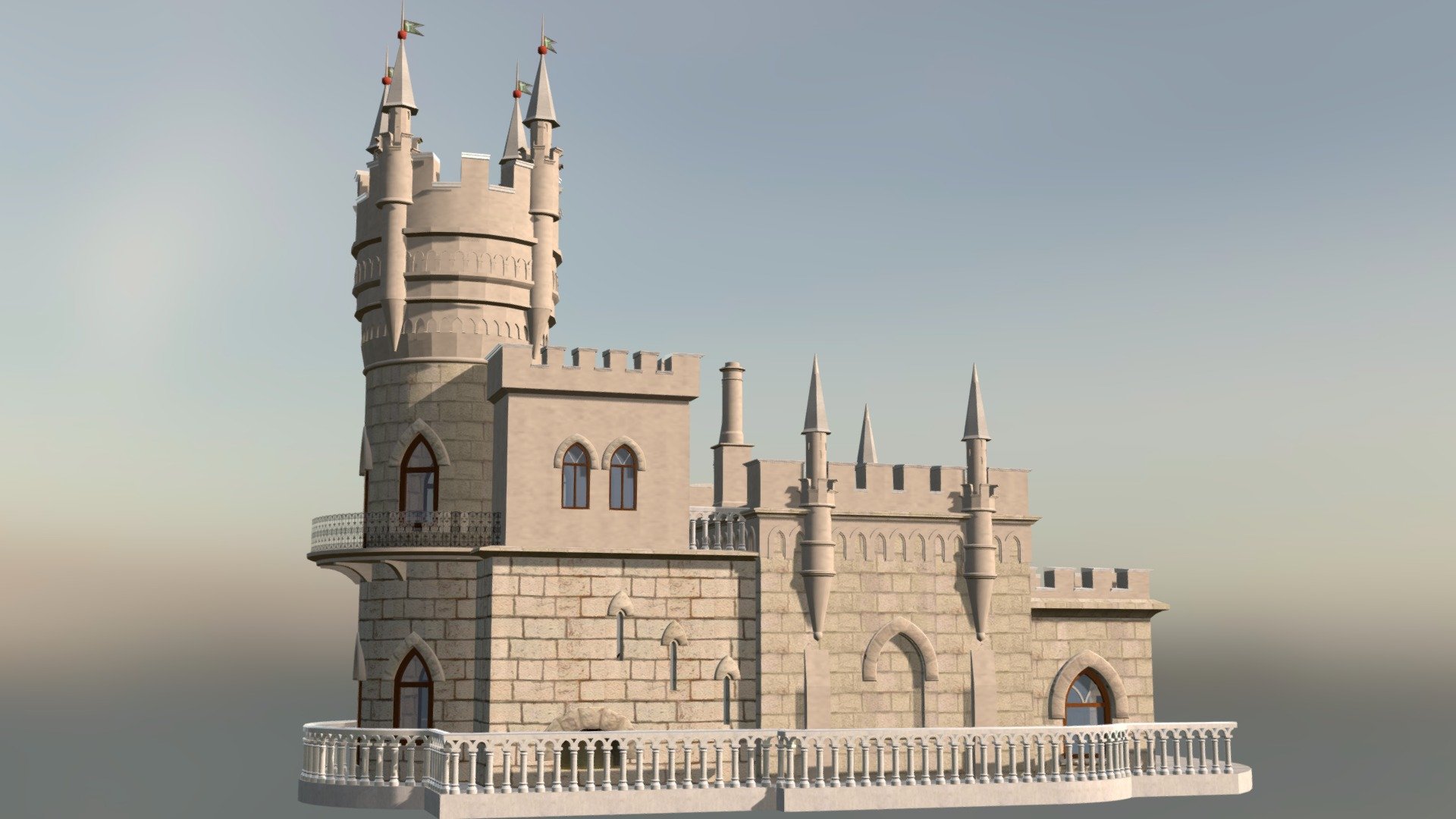 3D-model Жемчужина Крыма - Замок Ласточкино гнездо (Swallow's nest castle, Krimea). 3D-модель в SketchUp, все размеры и пропорции оригинала. Скриншоты модели и визуализация в V-Ray на странице https://3d-artdesing.wixsite.com/3d-art/nest

Много других работ можно увидеть на сайте https://3d-artdesing.wixsite.com/3d-art Связаться со мной что бы приобрести эти или заказать другие модели можно через ватсап +38(095) 25-85-332 или форму на моем сайте 3d model