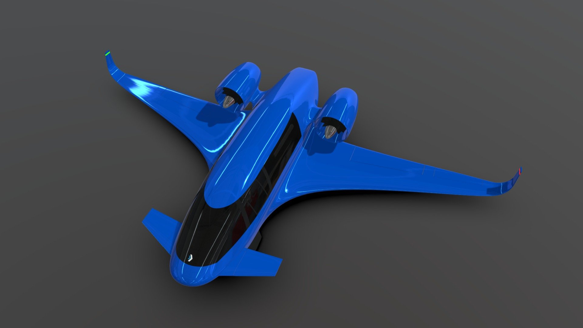 This concept was design to test the inclusion of multiple rotors at the bottom of the fuselaje to give the aircraft take off and landing capabilities, also is powered by two EDF for horizontal trust 3d model