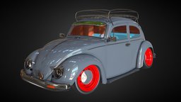 Volkswagen Beetle 1947 add-on, gsm, 1947, racingcar, bettle, vintagecar, vehicle, car, 3dmodel