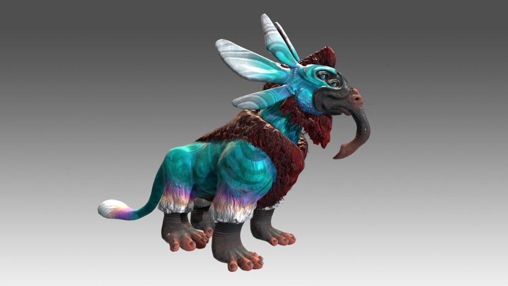 A six week project to familiarise myself with Z Brush for the first time 3d model