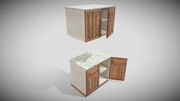 Kitchen Modules furniture, game, pbr