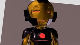 Iron Man Baby Model 42 ironman, blender3d