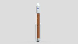 SLS Block 2 Cargo Rocket missile, moon, vehicles, historic, capsule, nasa, block, transport, spacecraft, saturn, booster, stage, travel, american, apollo, v, launch, print, cargo, rocket, sls, 3d, model, usa, ship, space