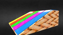 New Viral Slope 3D Model Colorful slide, color, colorful, slope, beamng, stairstaircasestaircon, stair, model, bmng