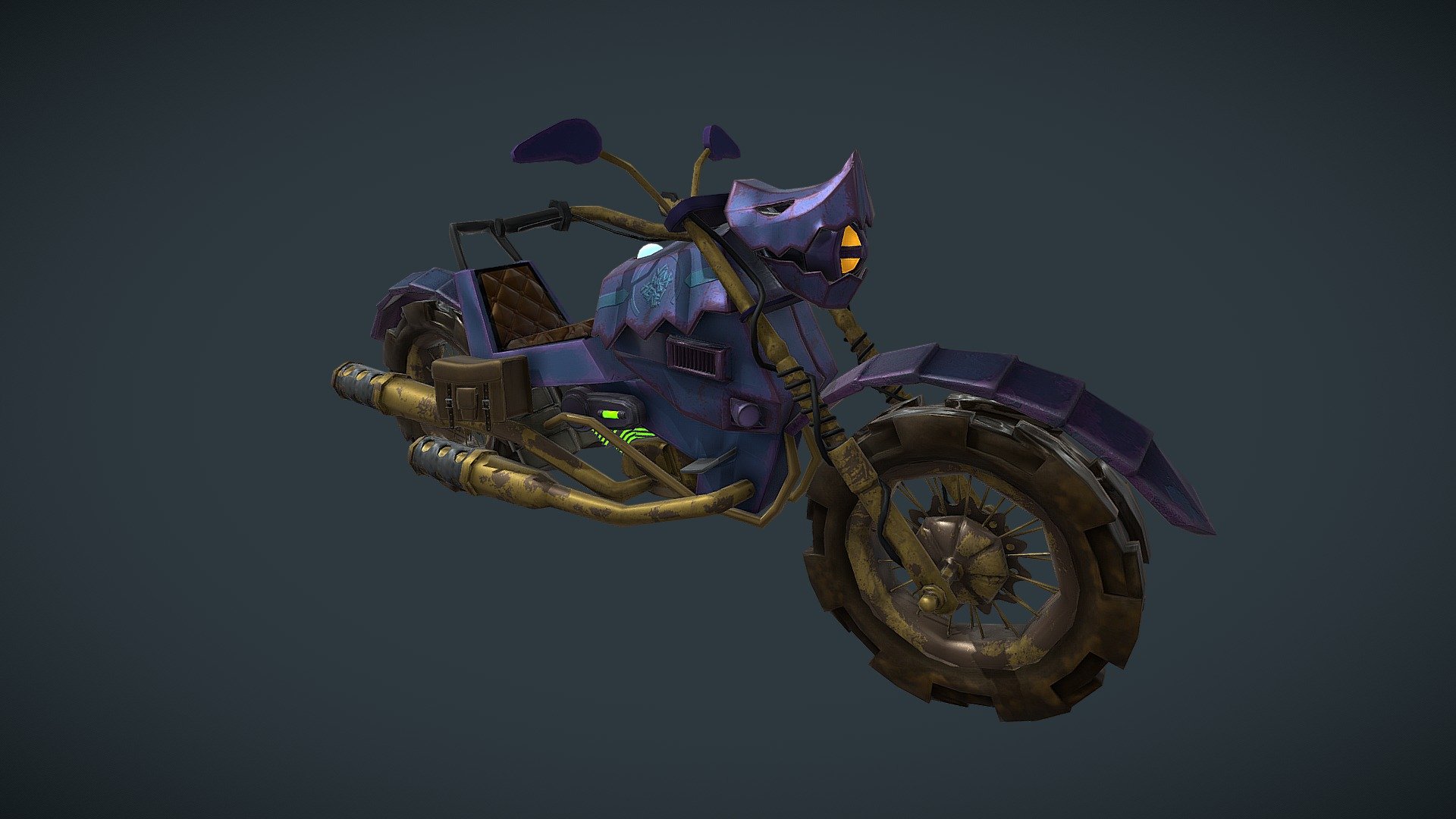 Here is a model i've done from a sketch that i basically did for training but it turns out i eventually decided to make for real in 3D
You can see the final result with the whole scene on my artstation 3d model