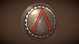 Aspis Sparta 2 rome, greek, athens, sparta, unreal, cry, god, kratos, titan, spartan, gorgon, hoplite, don, lods, falcone, hoplon, aspis, unity, blender, pbr, blender3d, war, shield