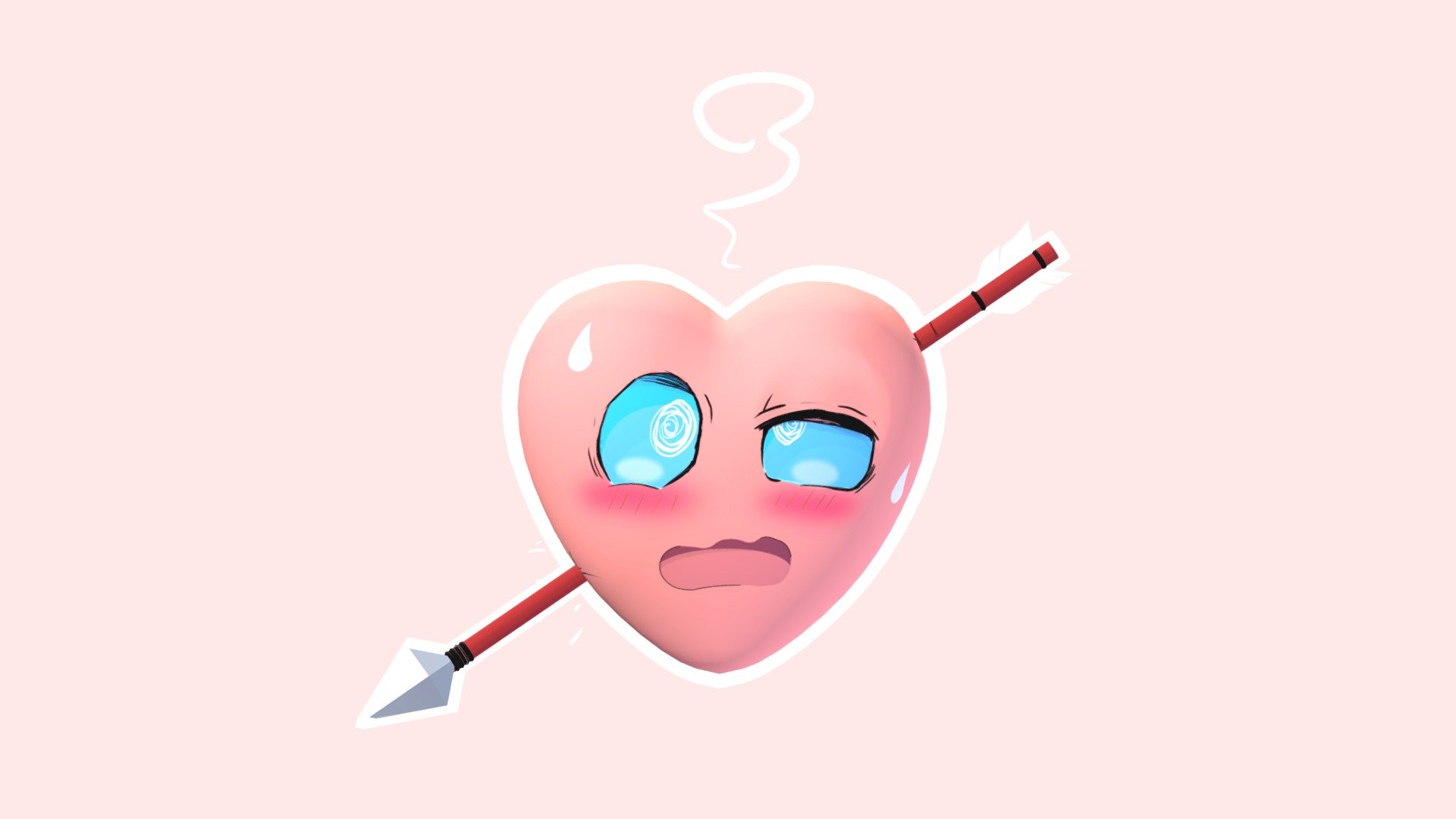 - Arrow Through The Heart - 3D model by tomhughes1987 3d model