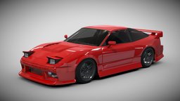 Nissan 180SX Modified beast, autodesk, custom, transportation, nissan, legend, japan, sports, modified, drift, jdm, sx, 180sx, widebody, drifting, bodykit, vehicle, racing, car, sport, race, japanese, noai