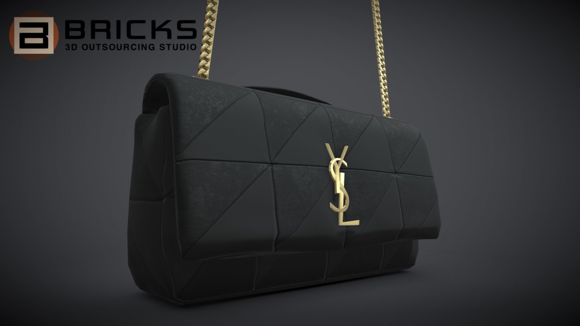 PBR 3d model for AR shoping 
Workload: 3 Mandays 
Concept: Internet 
Checkout more artwork here: https://www.bricks3dstudio.com/ - YSL Bag - Buy Royalty Free 3D model by Bricks Studio (@bricks3dstudio) 3d model