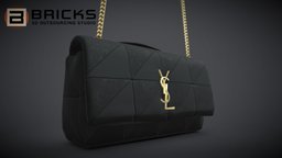 YSL Bag arart, vietnam3doutsourcing, brick3dstudio, outsoucingstudio, arshoping3dmodel, aroutsource