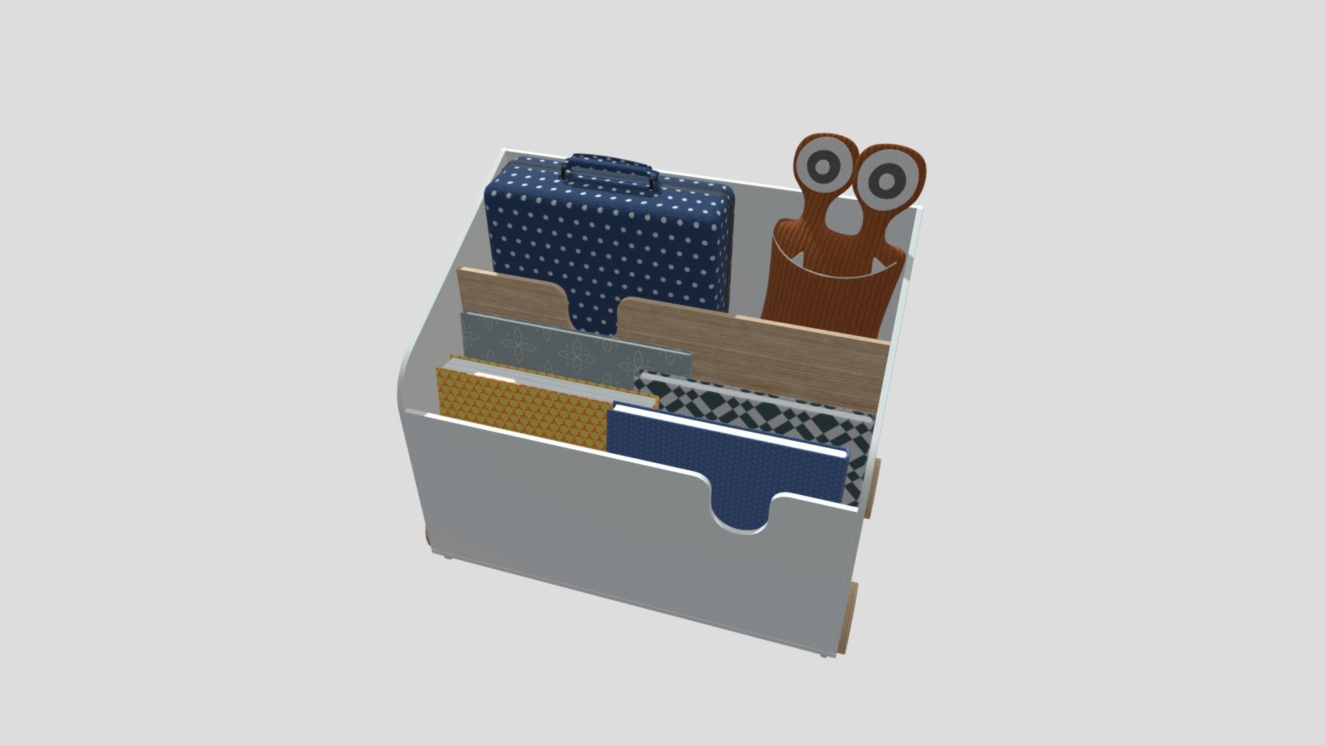 Highly detailed 3d model of child room furniture with all textures, shaders and materials. It is ready to use, just put it into your scene 3d model