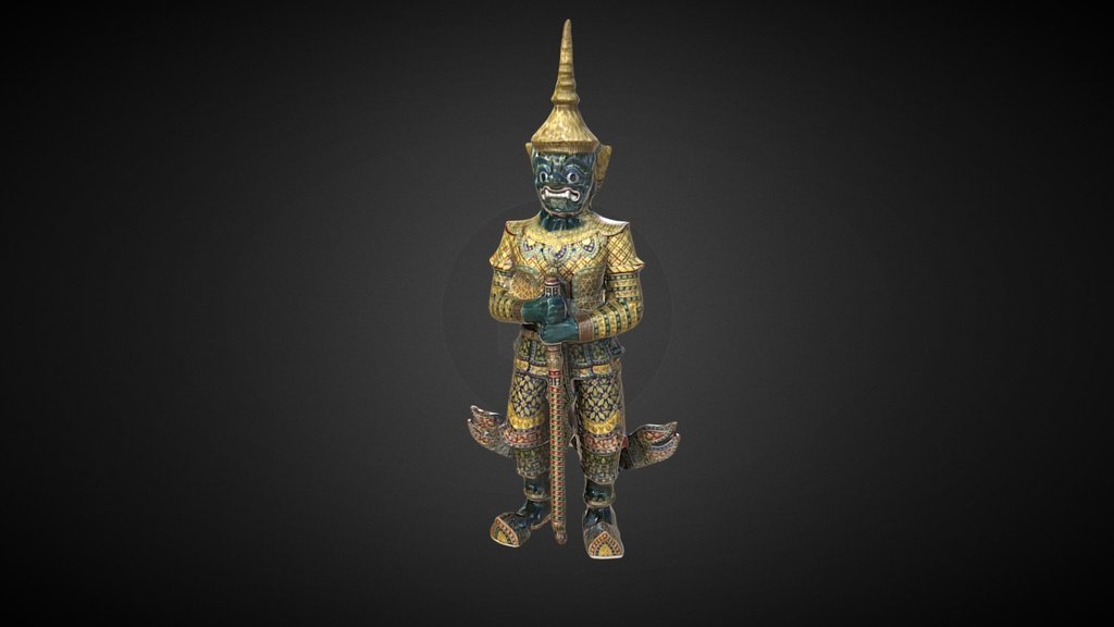 From the original nice 3D scan on
http://www.123dapp.com/catch/Tosagirivan-in-Bangkok-Airport/4361154
Thank'You - Tosagirivan - Download Free 3D model by Francesco Coldesina (@topfrank2013) 3d model