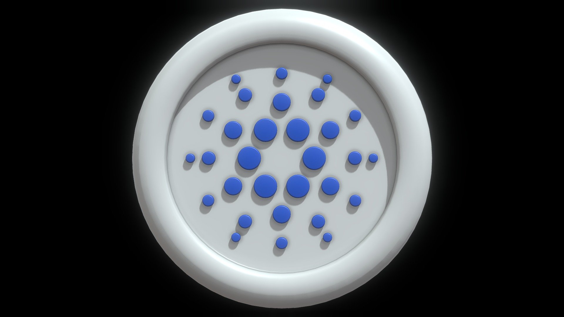 ADA or Cardano silver coin with cartoon style Made in Blender 3.3.1

This model does include a TEXTURE, DIFFUSE and ROUGHNESS MAP, but if you want to change the color you can change it in the blend file, just use the principled bsdf and play with the rough and base color parameter 3d model