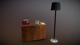 Woodmirk House: Hall vr, gamedev, virtualreality, blender-3d, unity, substance-painter, horror