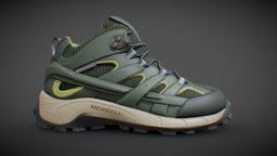 Trekking Shoe shoes, substancepainter, blender3d