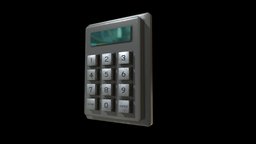 Basic Door KeyPad/CodeLock Free keypad, doorlock, gamereadyasset, free, codelock
