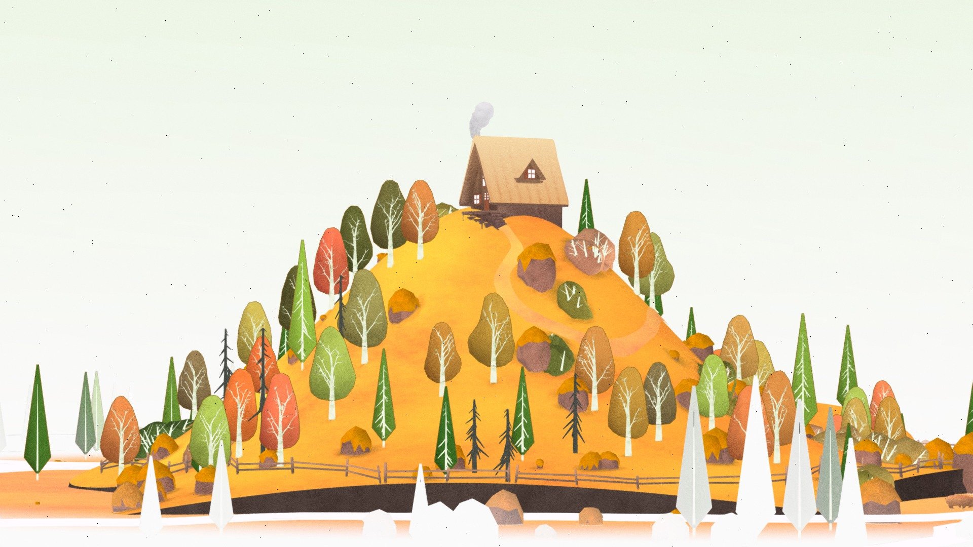 Another show case for the procedural system I wrote to generate stylized scenes in Blenders Geometry Node. This time with a different color scheme. Everything in the model, except the house nad the car is procedurally generated, and the everything is procedurally textured. Systems for the rails and the roads are splined based, meaning you can easily adjust the systems for your use. The other scene was a winter scene which you can view here .

Write up and the project files will follow shortly
The Style is heavily inspired by the works of Ira Sluyterman van Langeweyde and my trips to Alentejo, Portugal - House on the Hill - Download Free 3D model by Shahriar Shahrabi (@shahriyarshahrabi) 3d model